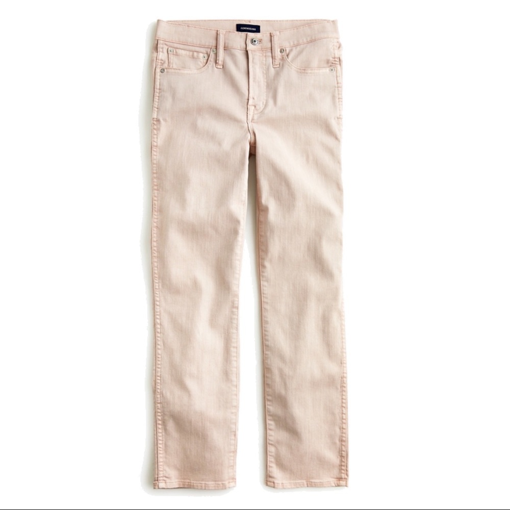 J.Crew vintage straight ankle length jeans in Pale Bloom, sz 31
